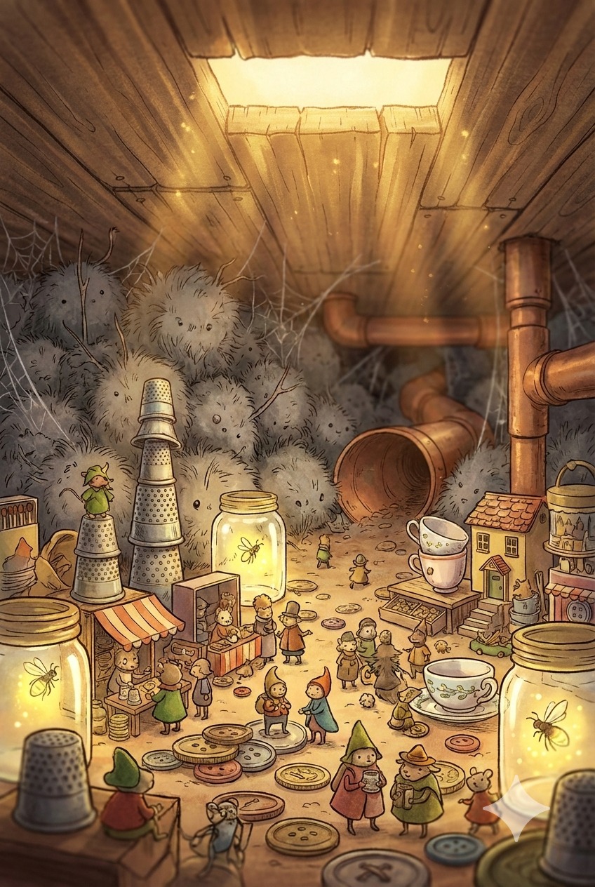 Tiny World Under the Floorboards